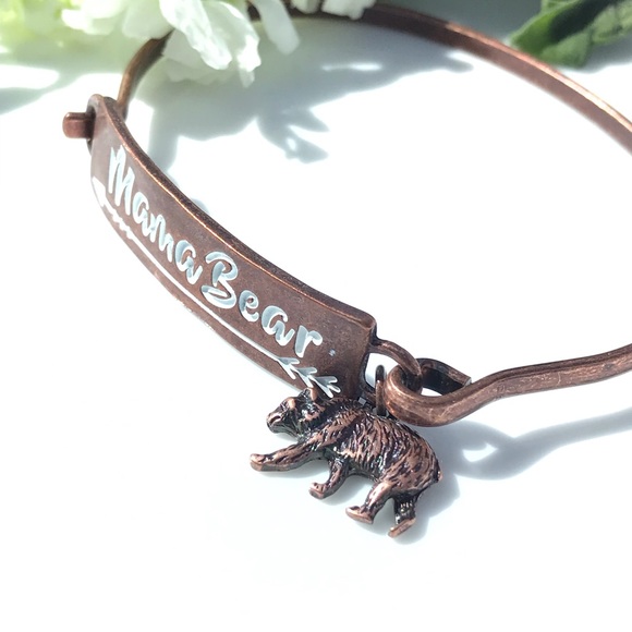 Mama Bear Copper Tone Bracelet - Picture 4 of 7